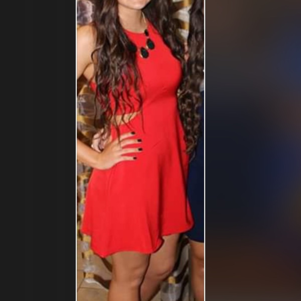 Red dress